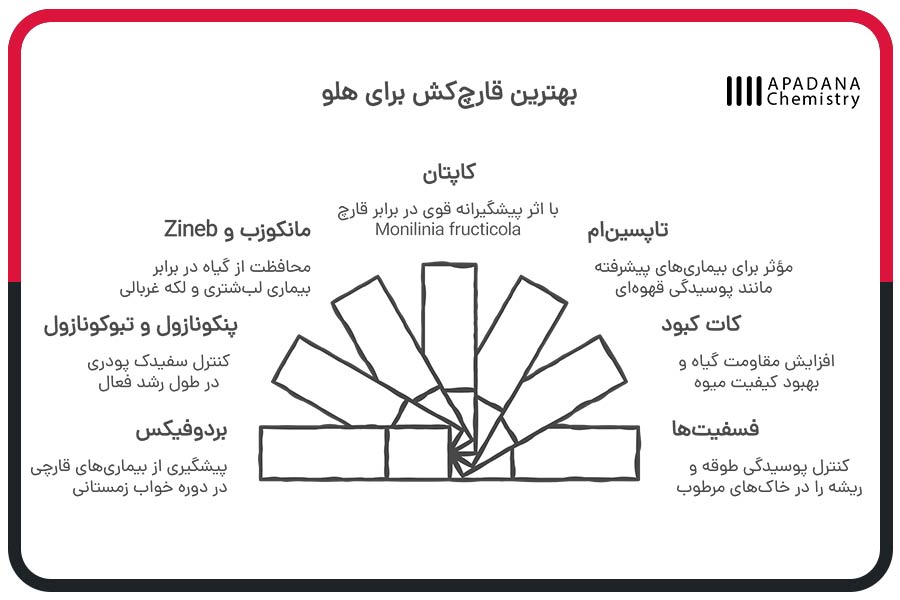 بهترین قارچ کش برای هلو